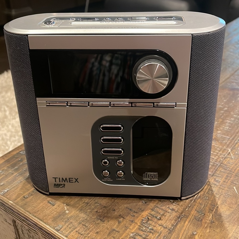 Timex CD Clock Radio with Auto Set and Nature Sounds